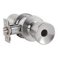 Arrow Grade 2 Storeroom Cylindrical Lock, Darrin Knob, Conventional Less Cylinder, Satin Chrome Finish MK12-DD-26D-LC